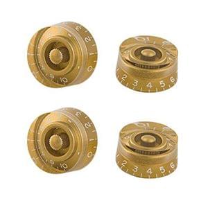 Gibson PRSK020 Speed Set of 4 Gold Guitar Knobs